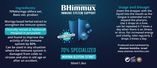BHimmux-Dietary supplement made from the moringa oleifera tree with all health benefits.
