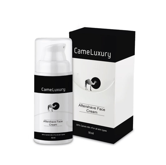 Aftershave  Moisturizing Cream-After Shave cream contains 30% pure camel milk, rich in vitamins C E, essential fats for the skin and minerals that are important for nourishing the skin.