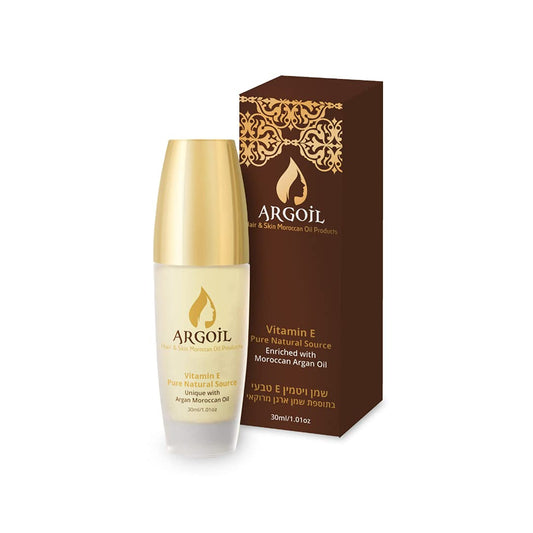 Argoil Vitamin E Pure Natural Source - Enriched with Moroccan Argan Oil, Moisturizer & Softens Extra Dry Skin, 30ml
